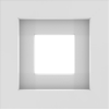 WDMA 12x12 (11.5 x 11.5 inch) Vinyl uPVC White Picture Window without Grids-1