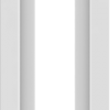 WDMA 12x66 (11.5 x 65.5 inch) Vinyl uPVC White Picture Window without Grids-1