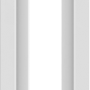 WDMA 12x72 (11.5 x 71.5 inch) Vinyl uPVC White Picture Window without Grids-1