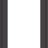 WDMA 18x24 (17.5 x 23.5 inch) Pine Wood Dark Grey Aluminum Crank out Casement Window without Grids Exterior