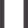WDMA 18x30 (17.5 x 29.5 inch) Pine Wood Dark Grey Aluminum Crank out Casement Window without Grids Exterior