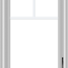 WDMA 18x30 (17.5 x 29.5 inch) White Vinyl uPVC Crank out Casement Window with Fractional Grilles