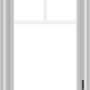 WDMA 18x32 (17.5 x 31.5 inch) White Vinyl uPVC Crank out Casement Window with Fractional Grilles