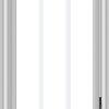 WDMA 18x32 (17.5 x 31.5 inch) White Vinyl uPVC Crank out Casement Window with Prairie Grilles