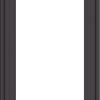 WDMA 18x36 (17.5 x 35.5 inch) Pine Wood Dark Grey Aluminum Crank out Casement Window without Grids Exterior