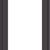WDMA 18x40 (17.5 x 39.5 inch) Pine Wood Dark Grey Aluminum Crank out Casement Window without Grids Exterior