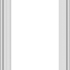 WDMA 18x40 (17.5 x 39.5 inch) White Vinyl uPVC Crank out Casement Window without Grids Exterior
