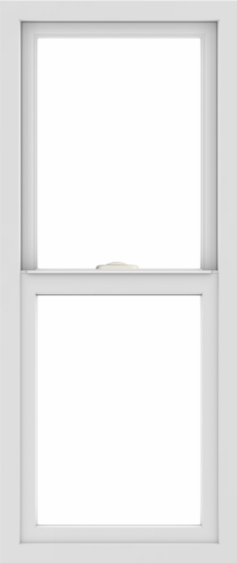 WDMA 18x42 (17.5 x 41.5 inch) Vinyl uPVC White Single Hung Double Hung Window without Grids Interior