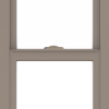 WDMA 18x42 (17.5 x 41.5 inch) Vinyl uPVC Brown Single Hung Double Hung Window without Grids Interior