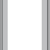 WDMA 18x48 (17.5 x 47.5 inch) Pine Wood Light Grey Aluminum push out Casement Window without Grids Exterior