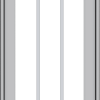 WDMA 18x48 (17.5 x 47.5 inch) Pine Wood Light Grey Aluminum push out Casement Window with Prairie Grilles