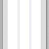 WDMA 18x48 (17.5 x 47.5 inch) uPVC Vinyl White push out Casement Window with Prairie Grilles