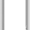 WDMA 18x54 (17.5 x 53.5 inch) uPVC Vinyl White push out Casement Window with Fractional Grilles