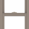 WDMA 18x60 (17.5 x 59.5 inch) Vinyl uPVC Brown Single Hung Double Hung Window without Grids Interior
