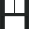WDMA 18x60 (17.5 x 59.5 inch) Vinyl uPVC Black Single Hung Double Hung Window with Prairie Grids Interior