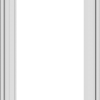 WDMA 18x60 (17.5 x 59.5 inch) White Vinyl uPVC Crank out Casement Window with Fractional Grilles