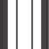 WDMA 18x66 (17.5 x 65.5 inch) Pine Wood Dark Grey Aluminum Crank out Casement Window with Prairie Grilles