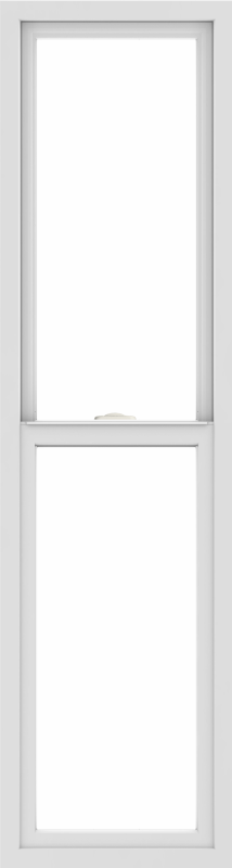WDMA 18x66 (17.5 x 65.5 inch) Vinyl uPVC White Single Hung Double Hung Window without Grids Interior