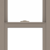 WDMA 18x66 (17.5 x 65.5 inch) Vinyl uPVC Brown Single Hung Double Hung Window without Grids Interior