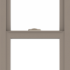 WDMA 18x72 (17.5 x 71.5 inch) Vinyl uPVC Brown Single Hung Double Hung Window without Grids Interior
