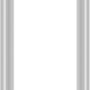 WDMA 18x72 (17.5 x 71.5 inch) White Vinyl uPVC Crank out Casement Window with Fractional Grilles