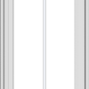 WDMA 18x72 (17.5 x 71.5 inch) White Vinyl uPVC Crank out Casement Window with Prairie Grilles