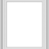 WDMA 20x24 (19.5 x 23.5 inch) White Vinyl uPVC Crank out Casement Window without Grids Exterior