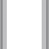 WDMA 20x30 (19.5 x 29.5 inch) Pine Wood Light Grey Aluminum Push out Casement Window without Grids Exterior