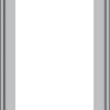WDMA 20x32 (19.5 x 31.5 inch) Pine Wood Light Grey Aluminum Push out Casement Window without Grids Exterior
