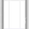WDMA 20x32 (19.5 x 31.5 inch) Vinyl uPVC White Push out Casement Window with Prairie Grilles