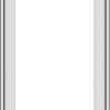 WDMA 20x36 (19.5 x 35.5 inch) Vinyl uPVC White Push out Casement Window without Grids Exterior