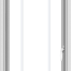 WDMA 20x36 (19.5 x 35.5 inch) Vinyl uPVC White Push out Casement Window with Prairie Grilles
