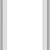 WDMA 20x40 (19.5 x 39.5 inch) Vinyl uPVC White Push out Casement Window without Grids Exterior