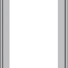 WDMA 20x48 (19.5 x 47.5 inch) Pine Wood Light Grey Aluminum push out Casement Window without Grids Exterior
