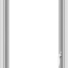 WDMA 20x48 (19.5 x 47.5 inch) uPVC Vinyl White push out Casement Window with Fractional Grilles