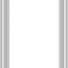 WDMA 20x48 (19.5 x 47.5 inch) White Vinyl uPVC Crank out Casement Window with Fractional Grilles