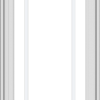 WDMA 20x48 (19.5 x 47.5 inch) White Vinyl uPVC Crank out Casement Window with Prairie Grilles