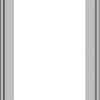 WDMA 20x54 (19.5 x 53.5 inch) Pine Wood Light Grey Aluminum push out Casement Window without Grids Exterior