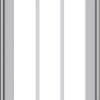 WDMA 20x54 (19.5 x 53.5 inch) Pine Wood Light Grey Aluminum push out Casement Window with Prairie Grilles