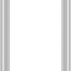 WDMA 20x54 (19.5 x 53.5 inch) White Vinyl uPVC Crank out Casement Window without Grids Interior