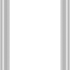 WDMA 20x60 (19.5 x 59.5 inch) White Vinyl uPVC Crank out Casement Window without Grids Interior