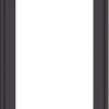 WDMA 20x66 (19.5 x 65.5 inch) Pine Wood Dark Grey Aluminum Crank out Casement Window with Fractional Grilles