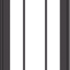 WDMA 20x66 (19.5 x 65.5 inch) Pine Wood Dark Grey Aluminum Crank out Casement Window with Prairie Grilles