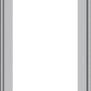 WDMA 20x66 (19.5 x 65.5 inch) Pine Wood Light Grey Aluminum Push out Casement Window with Fractional Grilles
