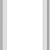 WDMA 20x66 (19.5 x 65.5 inch) White Vinyl uPVC Push out Casement Window without Grids Exterior