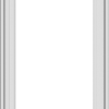 WDMA 20x66 (19.5 x 65.5 inch) White Vinyl uPVC Crank out Casement Window with Fractional Grilles