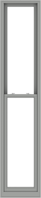 WDMA 24x114 (23.5 x 113.5 inch)  Aluminum Single Double Hung Window without Grids-1