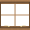 WDMA 24x20 (23.5 x 19.5 inch) Oak Wood Green Aluminum Push out Awning Window with Colonial Grids Interior