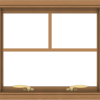 WDMA 24x20 (23.5 x 19.5 inch) Oak Wood Green Aluminum Push out Awning Window with Fractional Grilles