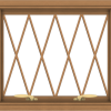 WDMA 24x20 (23.5 x 19.5 inch) Oak Wood Green Aluminum Push out Awning Window without Grids with Diamond Grills